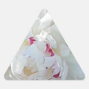 Romantic Peony Triangle Sticker