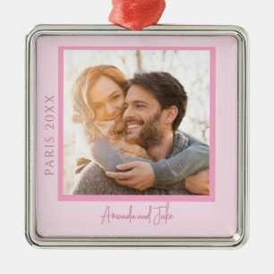Romantic Photo Honeymoon Ornament