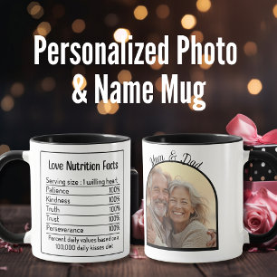 Romantic Photo & Love Facts Valentine’s Day Mug