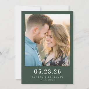 Romantic Photo Save The Date