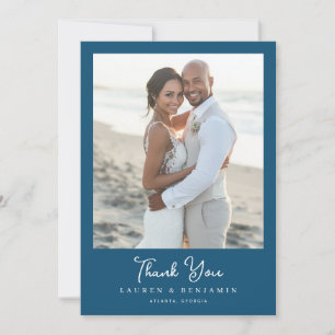 Romantic Photo Thank You Card