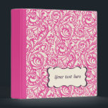 Romantic pink binder<br><div class="desc">A romantic pink binder for  organizing your wedding details</div>