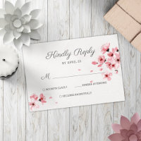 Romantic Pink cherry blossom floral chic