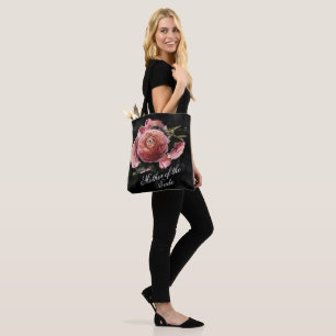 Romantic Pink Floral Bouquet Mother of the Bride Tote Bag