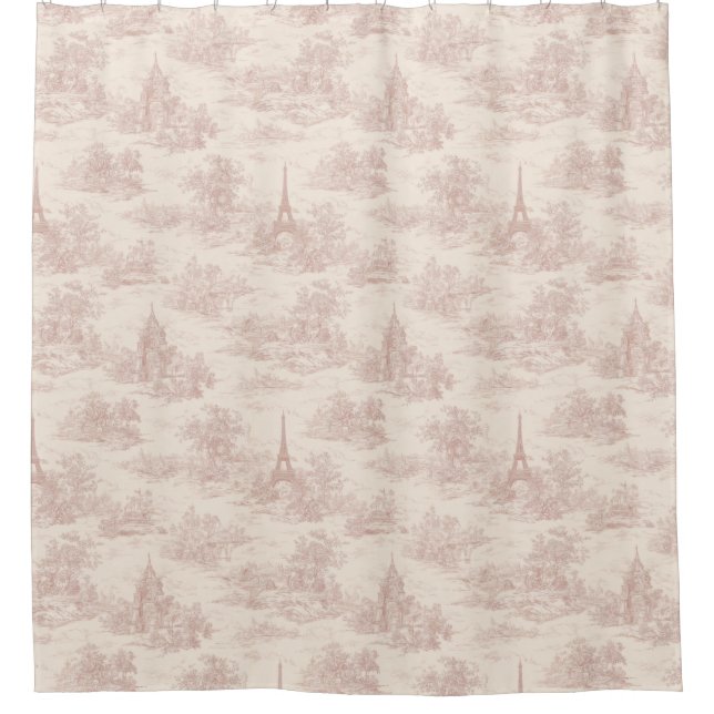 Romantic Pink French Toile Countryside Pattern (1) (Front)