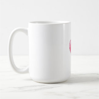 Romantic Pink Hearts Design Coffee Mug