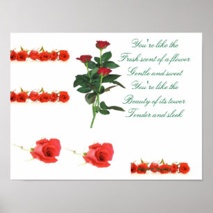 romantic poem posters