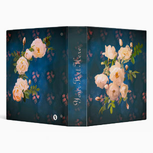 Romantic Powder Red Roses Binder