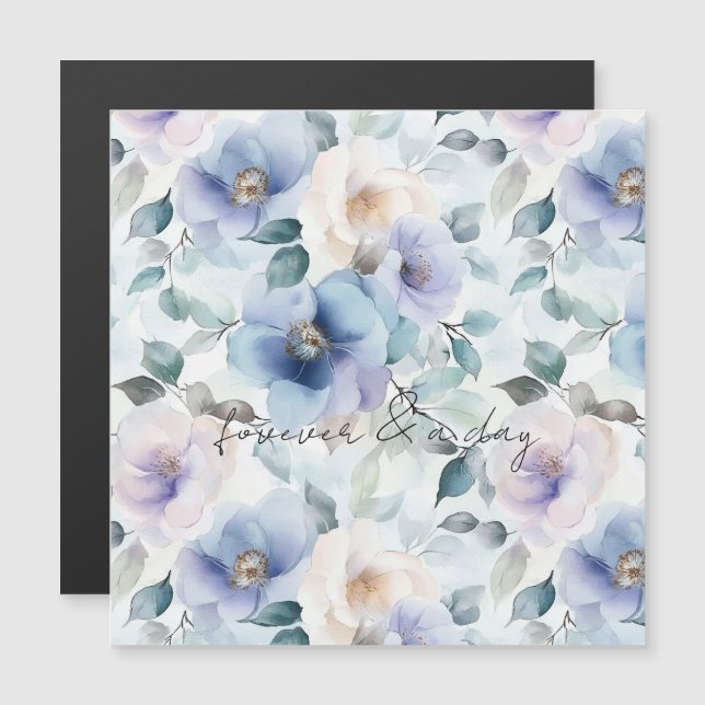 Romantic Pretty Lavender Flowers Love Wedding   (Front/Back)