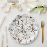 Romantic Pretty White Flowering Tree Wedding