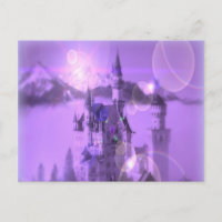 Romantic purple castle gothic wedding