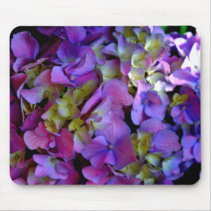 Romantic Purple Hydrangeas Mouse Pad