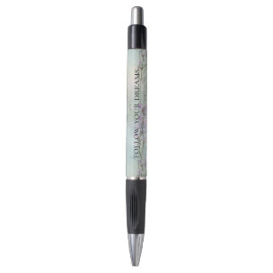 Romantic Purple Lavender Floral Pen