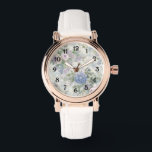 Romantic Purple Pink Flowers Watch<br><div class="desc">Romantic Purple Pink Flowers</div>