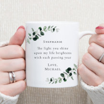 Romantic Quote Eucalyptus Personalized