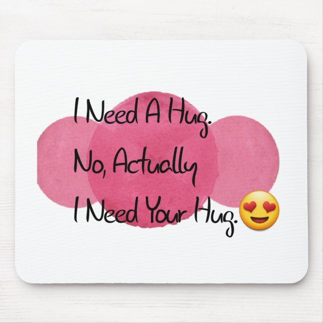Romantic Quote Mouse Pad (Front)