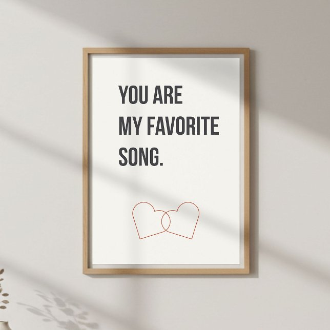 Romantic Quote Wall Art, Minimal Love Decor (Creator Uploaded)
