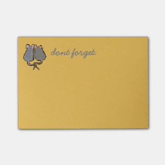 romantic rats post-it notes