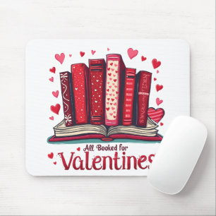 Romantic Reading Vibes Cozy Valentine Gift Mouse Pad
