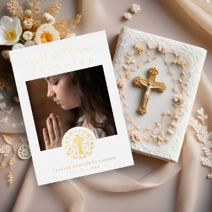 Romantic Real Golden Floral Wreath Photo