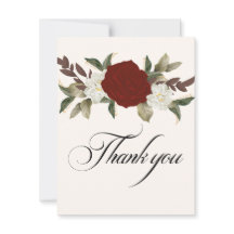 Romantic red Deep colour rose Floral Winter weddin