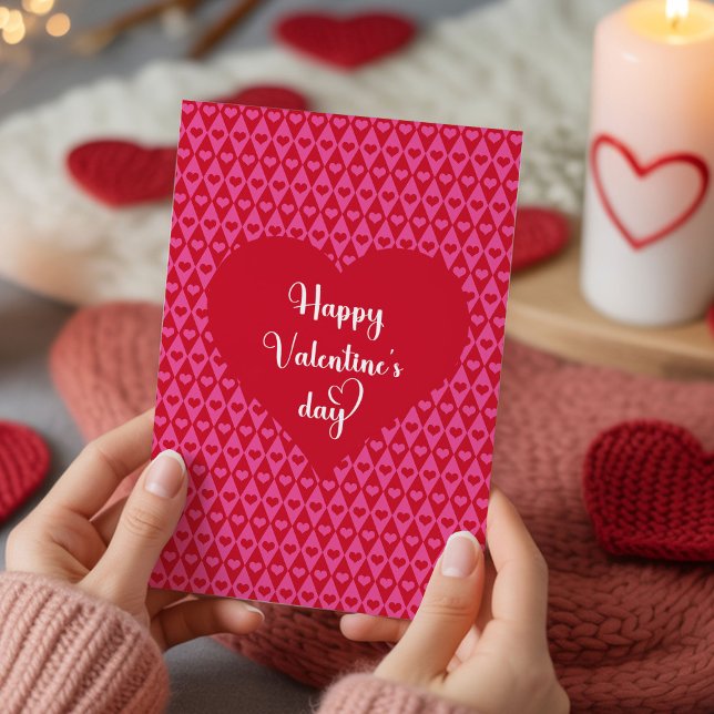 Romantic Red Hearts Valentine Card for Husband (Romantic Red Hearts Valentine Card for Husband)