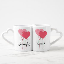 Romantic Red Pink Hearts Valentine's Day Lovers
