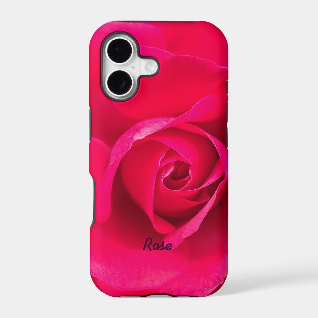 Romantic Red Pink Rose Personalized v2 (Back)