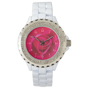 Romantic Red Pink Rose v2 Watch