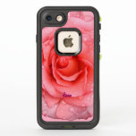 Romantic Red Pink Rose Water Drops Personalized<br><div class="desc">Romantic red and pink rose with water drops.</div>