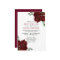 Romantic Red Rose Burgundy Elegant Wedding