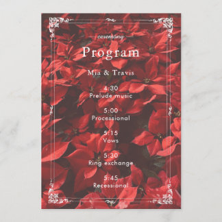 Romantic Red Rose | Floral Elegant Customizable Program