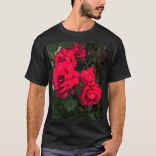 Romantic Red Rose Garden Rosery T-Shirt