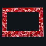 Romantic Red Rose Petals Floral Love Magnetic Frame<br><div class="desc">Romantic Red Rose Petals Floral Love</div>