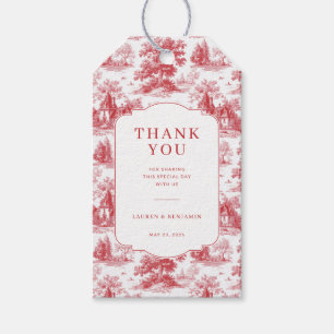 Romantic Red Vintage Countryside Gift Tags