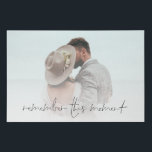 Romantic Remember This Moment Photo Wedding Faux Canvas Print<br><div class="desc">Romantic Remember This Moment Photo Wedding. Simply replace the sample photo with your own favourite of landscape orientation and of high resolution. Romantic saying Remember This Moment is in an elegant set script at the bottom. You can change the colour of this text if necessary to better suit your photo...</div>