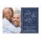 Romantic Request Photo Save the Date Card | Navy