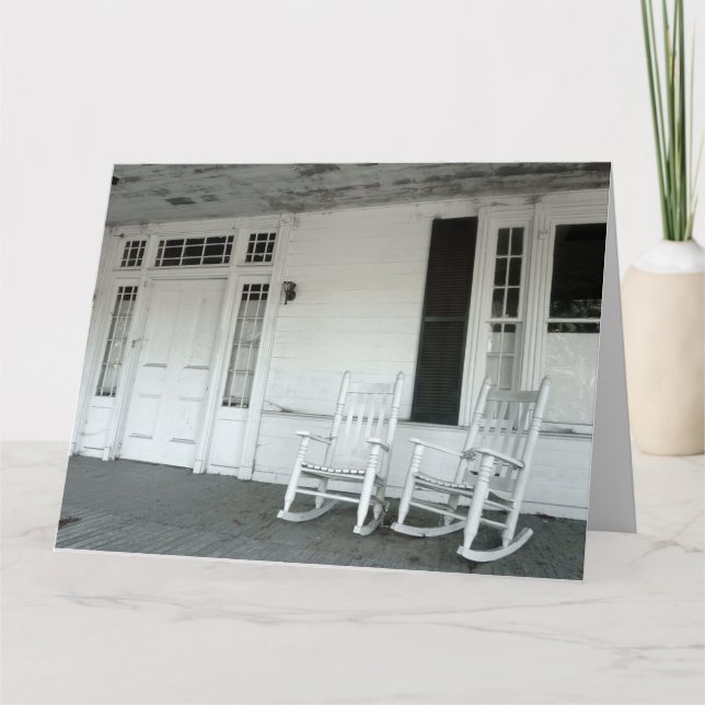 ROMANTIC ROCK WITH YOU GREETING CARD (Front)