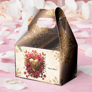 "Romantic Rose Bloom" Favor Box