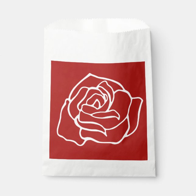  Romantic Rose Candy Favour Bag (Front)