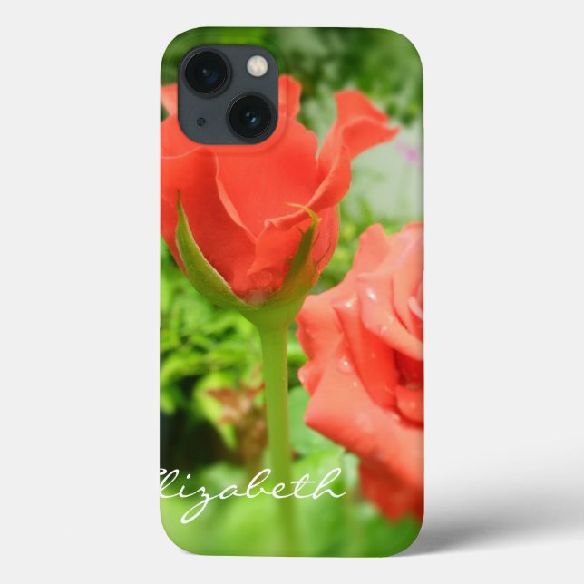 Romantic Rose Flowers Case-Mate iPhone Case (Back)