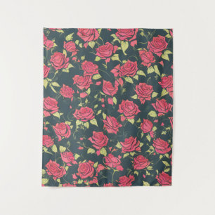 Romantic Rose Garden Tapestry