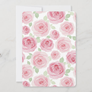 Romantic Rose Invitation