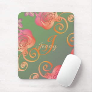 Romantic Rose Mouse Pad