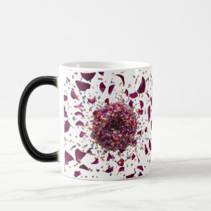 Romantic Rose Petal Confetti Explosion Color Magic Mug