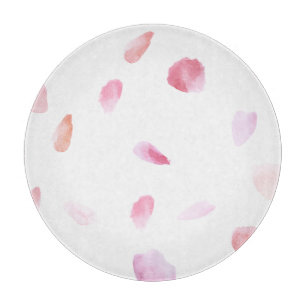 Romantic Rose Petals Cutting Board
