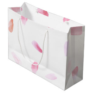 Romantic Rose Petals Large Gift Bag