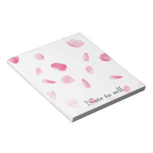 Romantic Rose Petals Notepad