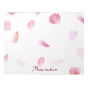 Romantic Rose Petals Notepad