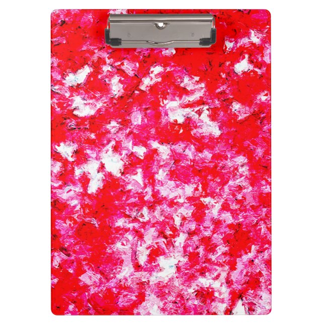 Romantic Rose Petals Of Ignorance And Wisdom Clipboard (Front)